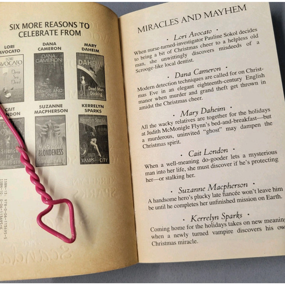 Sugarplums and Scandal by Lori Avocato and Dana Cameron 2006 Paperback Book - Picture 2 of 14